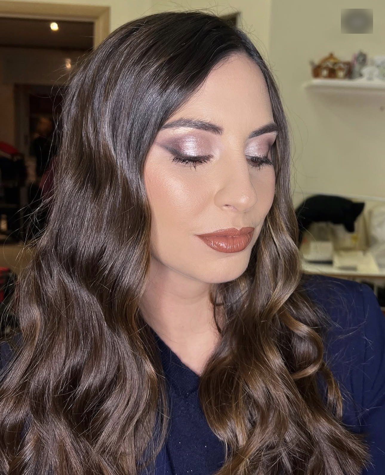 Sposa nude glow con occhio definito — make-up Napoli